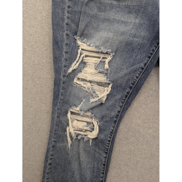 Judy Blue Jeans Womens 16W Boyfriend Fit Distressed Stretch Denim JB8286MD-PL - Picture 4 of 16